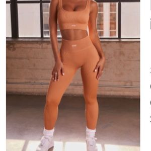 Bo+Tee caramel leggings seamless petite